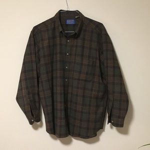 Pendleton 100% Wool, Plaid Men’s XL.